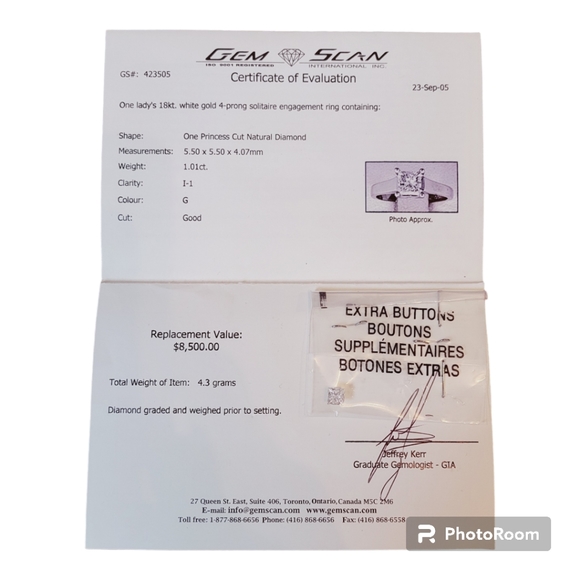 1.01 CT Loose Natural Diamond ๐ - Picture 4 of 6